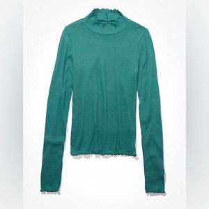 American Eagle Super Soft Mock Neck Sweater